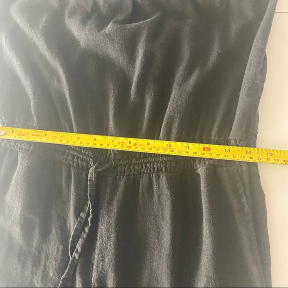 Bop Basics Shopbop black linen jumpsuit w pockets! - Picture 4 of 11